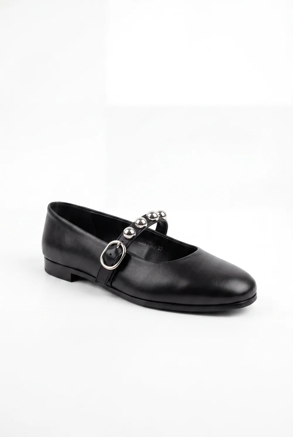 Women’s Tomato Store Mary Jane Ballet Flats Shoes Studded Strap Detail Adjustable Buckle Closure - Image 4