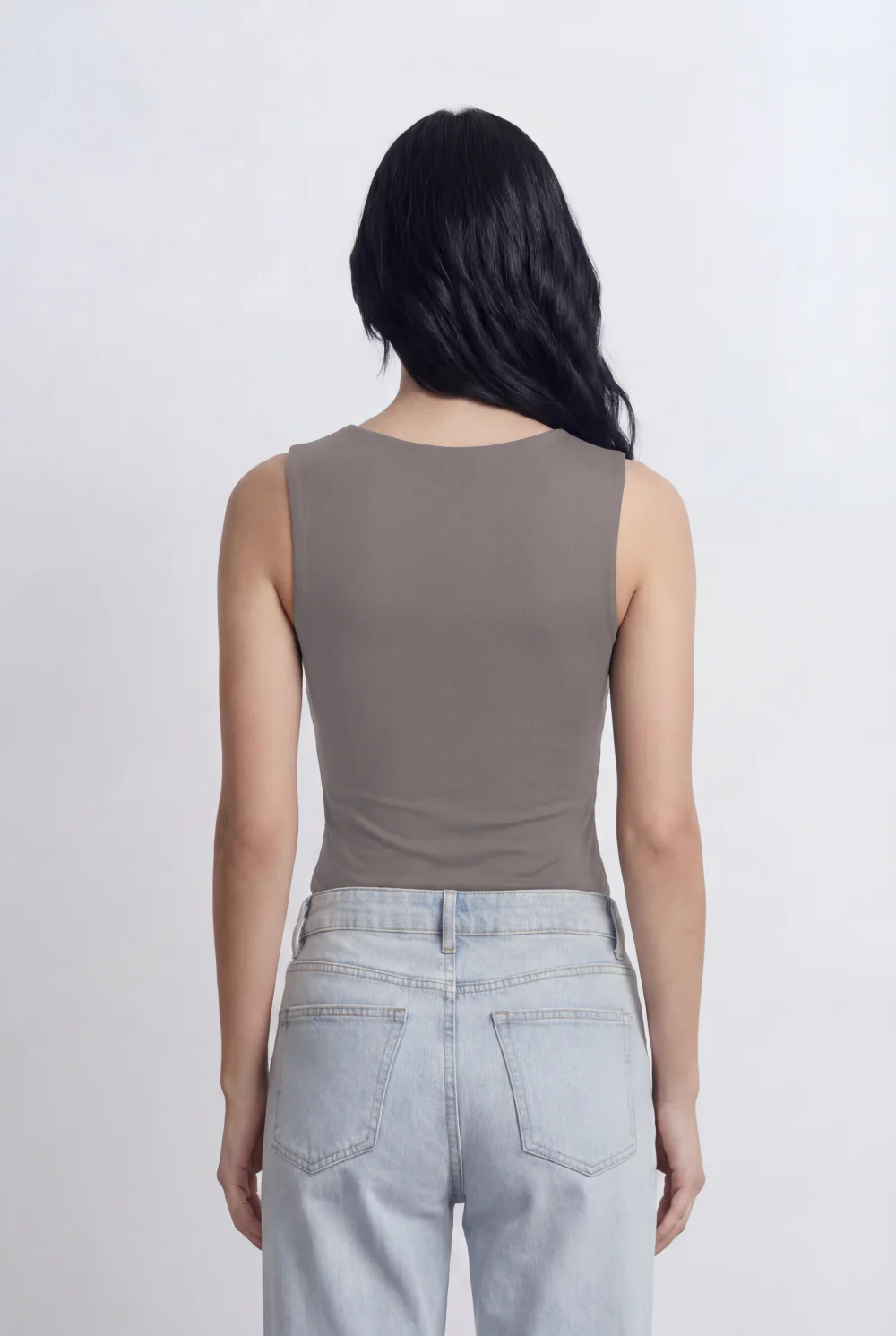 Women’s Tomato Store Square Neck Tank Basic Top Wide Strap Design T-Shirt - Image 10