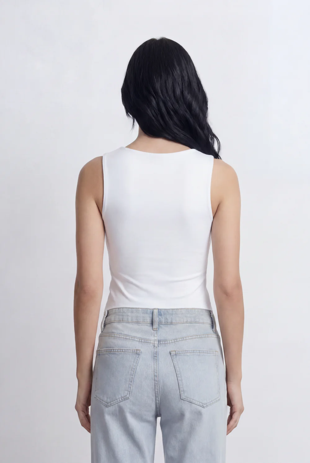 Women’s Tomato Store Square Neck Tank Basic Top Wide Strap Design T-Shirt - Image 14