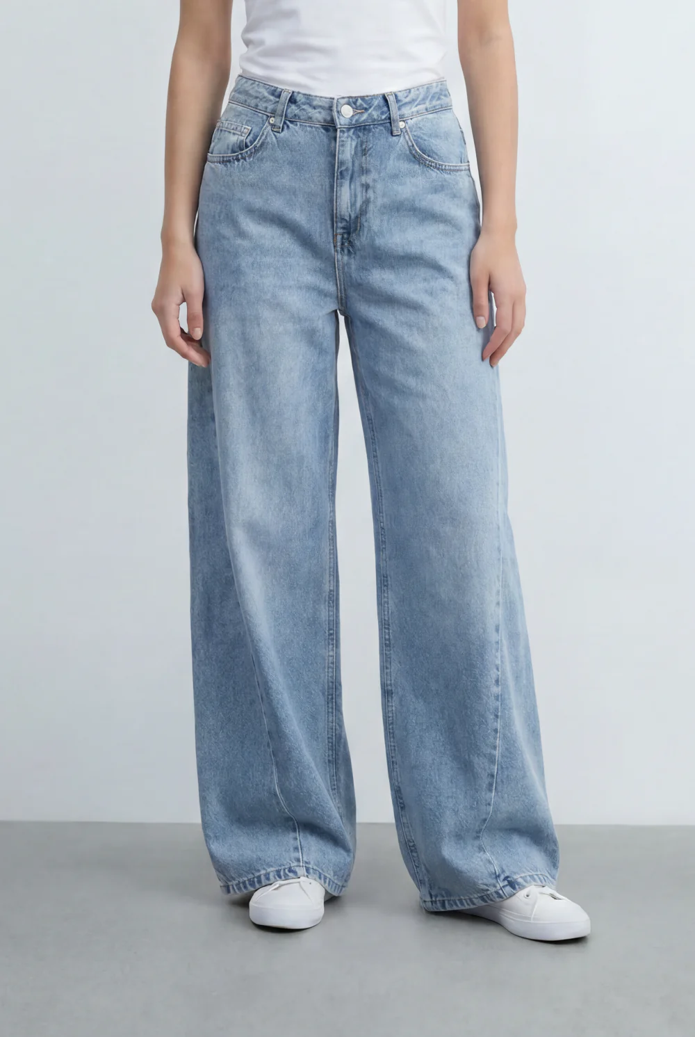 Women’s Tomato Store Vertical Seam Line Baggy Down Pants - Image 8