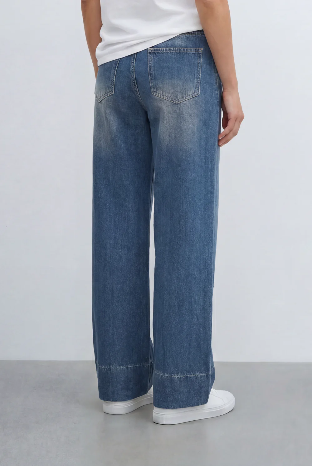 Women's Tomato Store Jeans Used Denim Pants Silhouette Front Patch Pocket Detail - Image 6