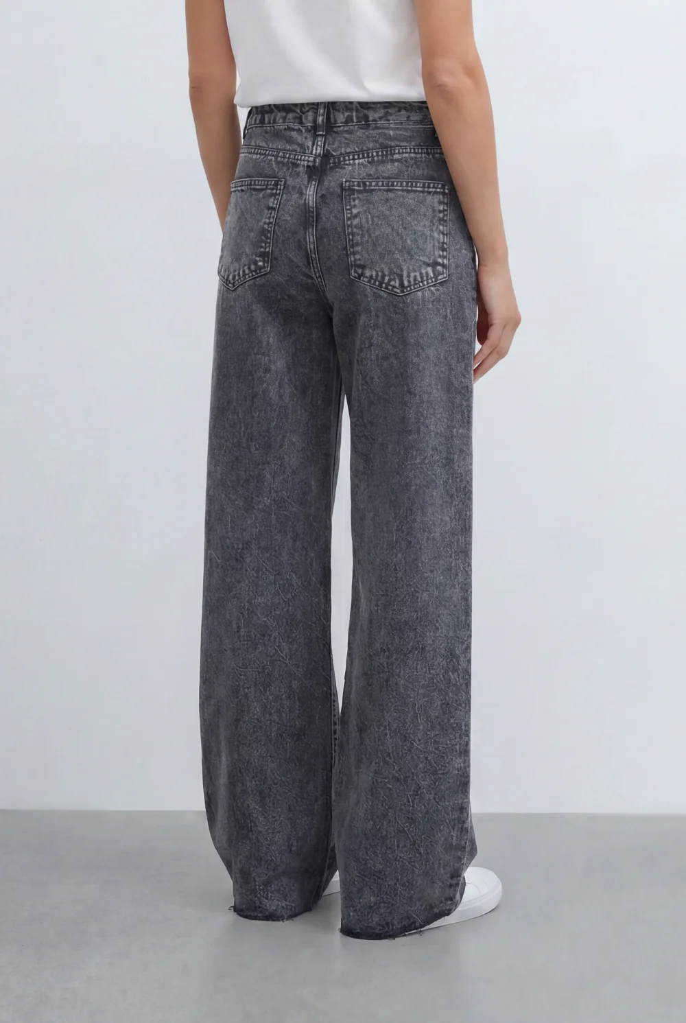 Women's Wide Leg Jeans High Rise Relaxed Denim Pants Tomato Store - Image 6